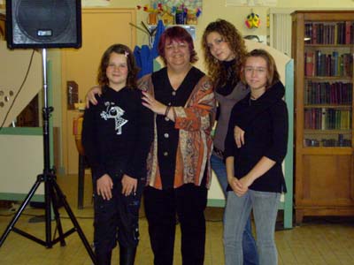 Elhora, Dominique, Tracy et Marjorie